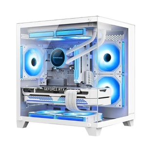 I3 12100 i5 12400 h610m 16g dr4 m.2 rx580 מחשב משחק מחשב עם rgb desktos מראש אביזרים הסיטונאי לבנות מחשב שולחני מחשב שולחני