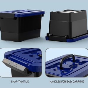 プラスチック製収納ボックス透明多機能雑貨収納ボックス収納ボックスビン - Product Image 5
