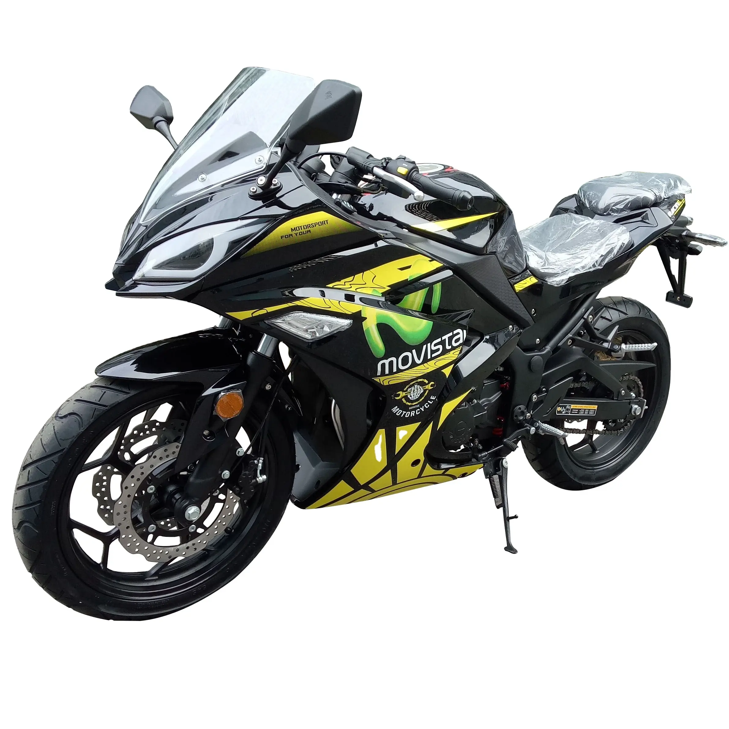 Motocicleta de corrida, venda quente de motocicleta de RZ-2 rz novo xrz ninja abs efi EURO-4 150cc 200cc 250cc 300cc 400cc
