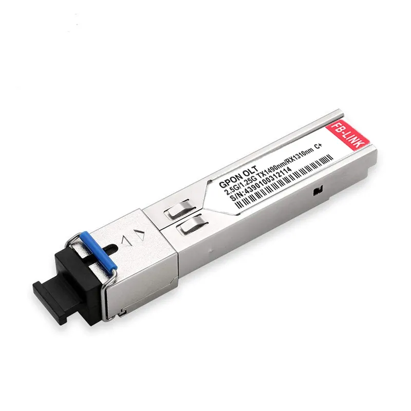 Gpon, C Olt Kant, 2.488Gbps Stroomafwaarts En 1.244Gbps Stroomopwaarts 1490nm/1310nm 20Km Sfp Industrie