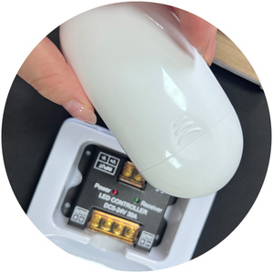 LED <strong>Controller</strong> 6key Touch RF Remote Control <strong>PWM</strong> Dimming 12V 24V Single Daul Color Mono CCT RGB Led Strip Light <strong>Dimmer</strong> <strong>Controller</strong> - Product Image 5