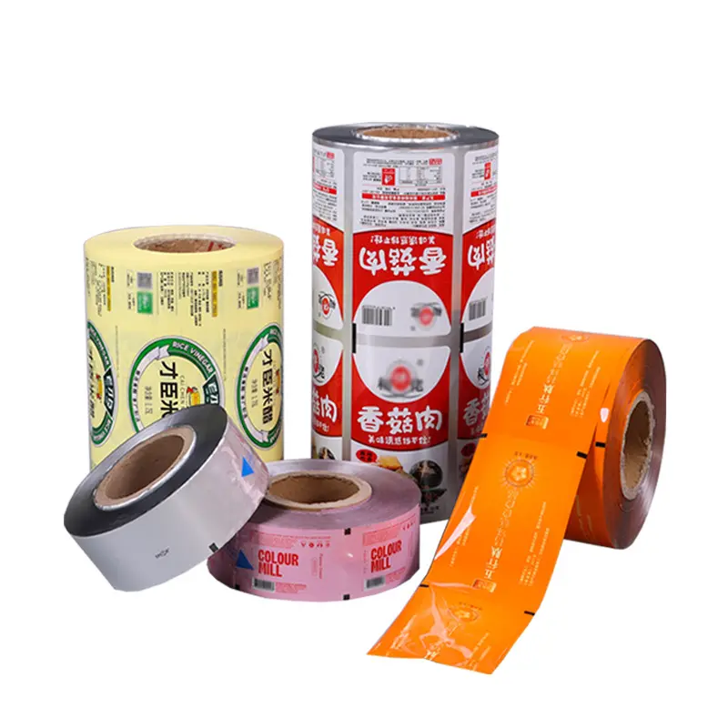 Foglio di alluminio di plastica personalizzato laminato istantaneo Matcha tè in polvere Stick Wrapper bustina automatica imballaggio rotolo pellicola da imballaggio