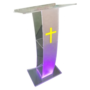 Acrylic đám cưới bục tiếp tân bàn đơn giản và trong suốt bục pha lê bục tùy chỉnh - Product Image 1