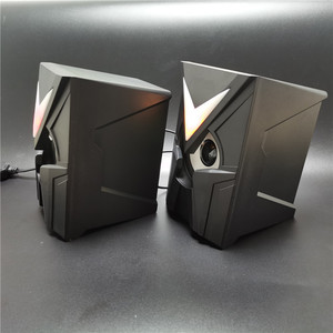 Mini altavoz multimedia iluminado RGB para computadora portátil de escritorio Altavoz con cable USB - Product Image 4