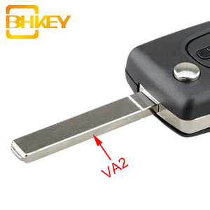 3 Buttons VA2 Blade Flip Folding Entry Car <strong>Remote</strong> Key Case Shell Cover for PEUGEOT <strong>207</strong> 308 307cc Auto Parts - Product Image 5