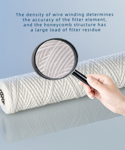 10&quot; X 2.5&quot; Universal <strong>String</strong> <strong>Wound</strong> <strong>Sediment</strong> Water <strong>Filter</strong> Cartridge 500L/Hour Productivity for Any 10 Inch RO Unit - Product Image 6