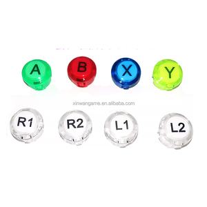 1セット30mmクリア押しボタンBX L1 L2 R1 R2 Neo GeoアーケードコンソールDIYマシンセレクトスタートゲームコントローラー - Product Image 3