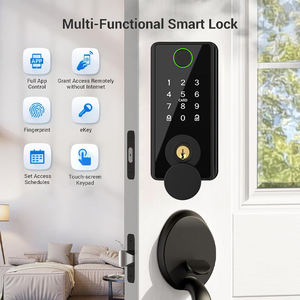 TUYA akıllı sürgülü kilit için Ble ağ uyumlu anahtarsız giriş için ahşap çelik cam alüminyum güvenli kilit - Product Image 4