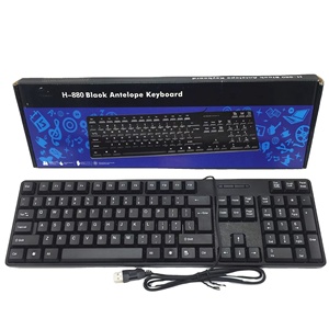 厂家直销OEM可定制多语言logo键盘TJ-818 USB有线单键盘 - Product Image 2