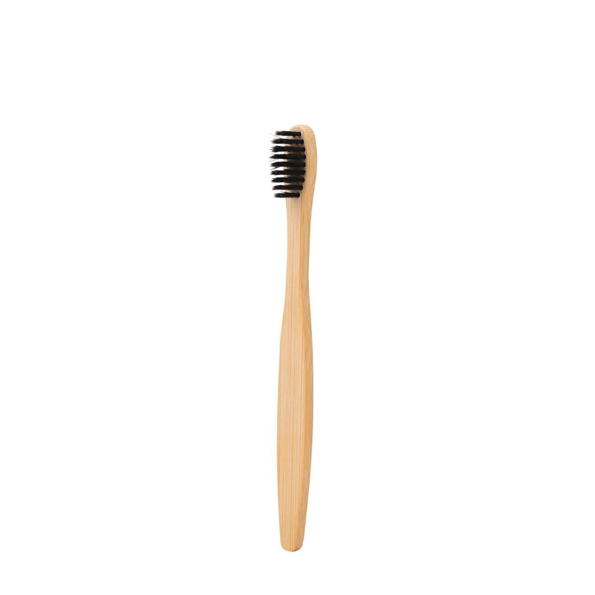 Brosse à dents en bambou pour enfants (noire)