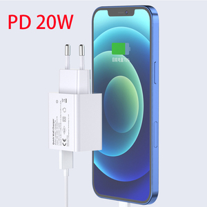 HECHOBO Usb c Pd Charger Europe Plug 18W 20w 25W Usb-c Power Adapter with CE Certification for Cargador iphone 12 <strong>apple</strong> - Product Image 2