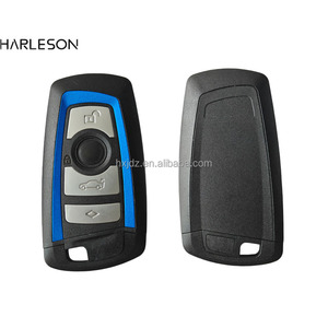 4 düğmeler mavi akıllı araba anahtarı kabuk kapak uzaktan anahtarsız durumda BMW BMW F FEM 3 5 7 serisi E90 E92 E93 X5 F10 F20 F30 F40 - Product Image 1