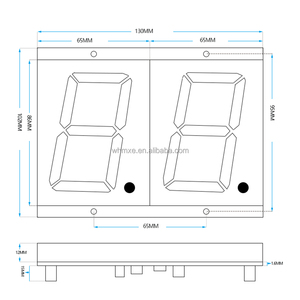 LED-595-302 Display-Modul Led RED Farbe 74hc595 Statischer Antrieb 3-Zoll 2-Zahl digitales Rohr-Display-Modul - Product Image 2