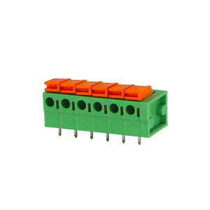 Spring <strong>Terminal</strong> <strong>Blocks</strong> Push in Electrical Connector <strong>Fixed</strong> for Pcb 5.08mm Ptich - Product Image 1