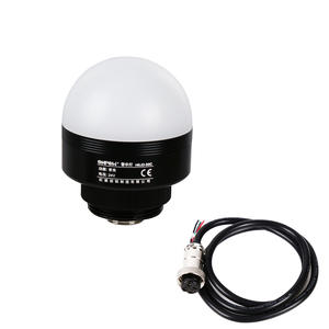 50mm sinyal kulesi RYG led renk sürekli flaş ışığı ve sürekli süreksiz buzzer havacılık fişi (YWJD-50C) - Product Image 3