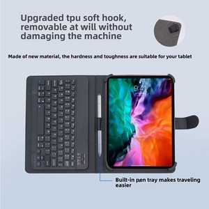 磁性可拆卸无线键盘外壳超薄软保护套，适用于iPad Pro 11 10英寸皮革无线TPU - Product Image 3