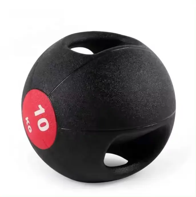 2024 Neuer Erwachsenen-Verkauf Fitness-Medizinball mit Griff Schlussverkauf Gummi-Gewichtbälle NEUE Fitnessgeräte