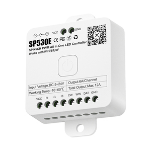 Одноцветный CCT RGB RGBW RGBCCT SP530E Alexa Google Home 2,4G RF пульт дистанционного управления BT Wifi Bluetooth SPI PWM все в одном IoT светодиодный контроллер - Product Image 5