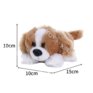 Öykünme Bernard köpek dolması peluş oyuncak sevimli mini peluş oyuncak köpek çocuklar için özel peluş evcil köpek oyuncak - Product Image 2