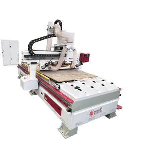 1325/1530 enrutador CNC ATC máquina de grabado CNC enrutador CNC de 3 ejes con mesa de descarga de carga para muebles de puerta - Product Image 5