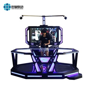 XSJ indoor große vr-spielkonsole gewehrkampf schießen <span class=keywords><strong>game</strong></span> park 360 grad vr simulator maschine spiele plattform - Product Image 3