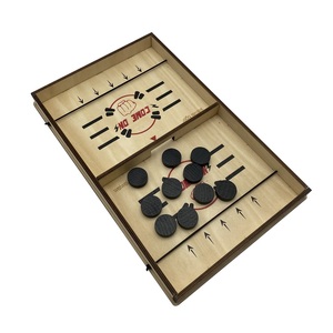 Wood Fast Sling Puck <strong>Game</strong> Slingshot <strong>Games</strong> Toy Paced Winner Board <strong>Games</strong> for Kids and Adults - Product Image 1