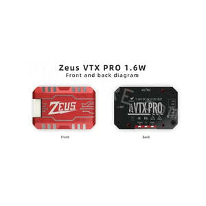 HGLRC Zeus VTX PRO 1.6W 5.8G 40CH Pitmode 25mW-400mW-800mW dronlar için dahili mikrofon ile ayarlanabilir FPV uzun menzilli 7-36V - Product Image 4