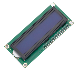 Blaue Anzeige IIC/I2C/TWI/SPI Serielle Schnitts telle 1602 16 X2 Zeichen LCD-Hintergrund beleuchtungs modul LCD-1602 5V