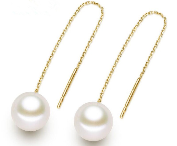 Pendientes de perlas de 6,5-7 mm