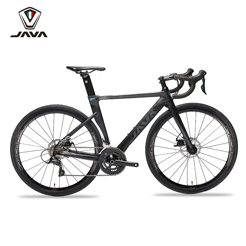 JAVA SILURO 3 rennrad 18 speed carbon faser fahrrad für erwachsene Disc bremse Carbon fiber vorne gabel von aluminium rahmen SILURO3