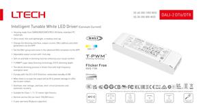 LTECH DALI NFC Vollkommando-Nahfeld programmierung Konstant strom Intelligenter abstimm barer weißer Treiber 30W 200-800mA CT