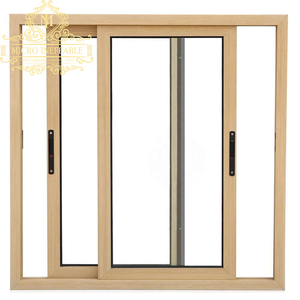高品质最新设计铝窗设计3轨推拉窗房屋推拉窗带蚊帐 - Product Image 6