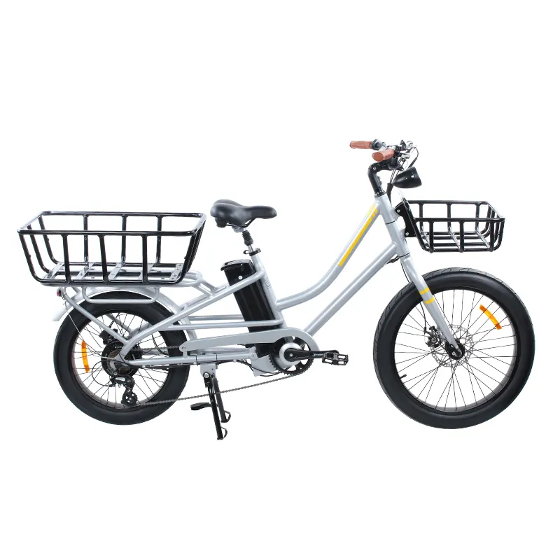 Ebike Ultra Cargo ยางอ้วนสำหรับจักรยานไฟฟ้า,มอเตอร์ทรงพลังสูง500W สินค้าขายดี