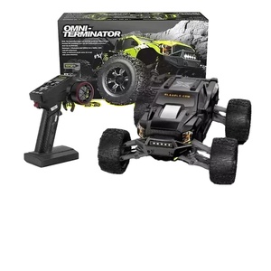 1:10 ölçekli RZ001 4WD fırçasız elektrikli omnitruck terminatör Metal Off-Road canavar kamyon RC araba uzaktan kumanda dahil - Product Image 1