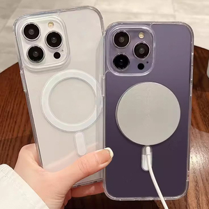 Anti sarı darbeye anti-sonbahar manyetik şarj cep telefonu kılıfı kapak kabuk iPhone 12 13 14 15 16 16E 17 Pro Max artı - Product Image 6