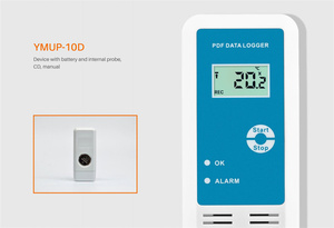 Digital Temperature Recorder LCD Screen Temperature <strong>Data</strong> <strong>Logger</strong> for Built-in Software to Generate PDF and <strong>Excel</strong> Reports - Product Image 4