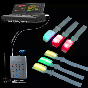 コントロールledブレスレットフェスティバル装飾アクセサリーdmx512リモコンリストバンドledカスタマイズブレスレット - Product Image 1