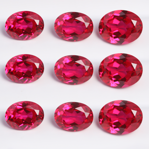 Lab Grown <strong>Ruby</strong> OEM ODM Custom Loose Synthetic Gemstones Hydrothermal <strong>Ruby</strong> for Jewelry Making - Product Image 2