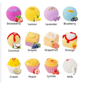 Tùy chỉnh chất lượng cao hữu cơ đầy màu sắc hoa oải hương tắm <span class=keywords><strong>fizzer</strong></span> Vegan hoa hương liệu spa tắm bom Bộ Quà Tặng Nguồn cung cấp - Product Image 6