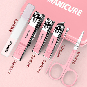 ODM Beauty Paslanmaz Çelik Tırnak Makası 6 Parçalı Çevre Dostu Set Yüksek Kaliteli Renkli Kutu Tırnak Bakım Seti - Product Image 4