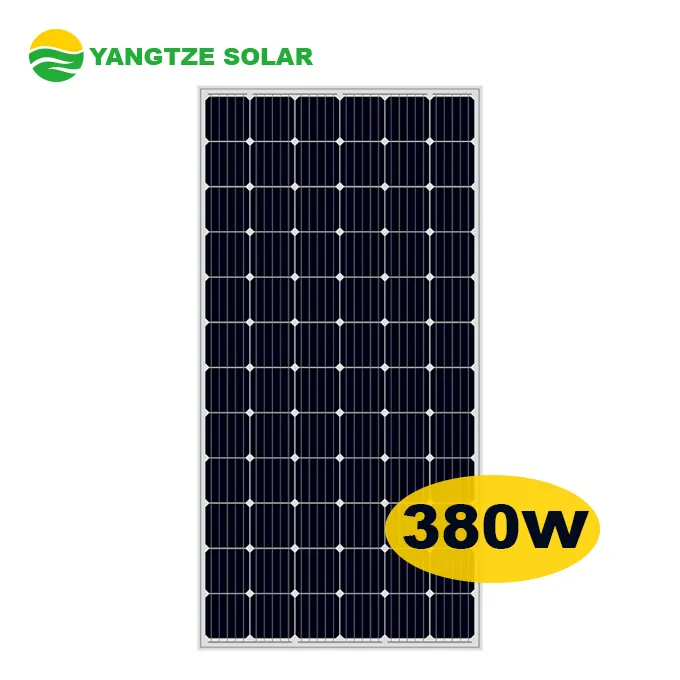 Yangtze 2020 melhor venda preço célula fotovoltaica solar para 360W 370W 380W painel solar