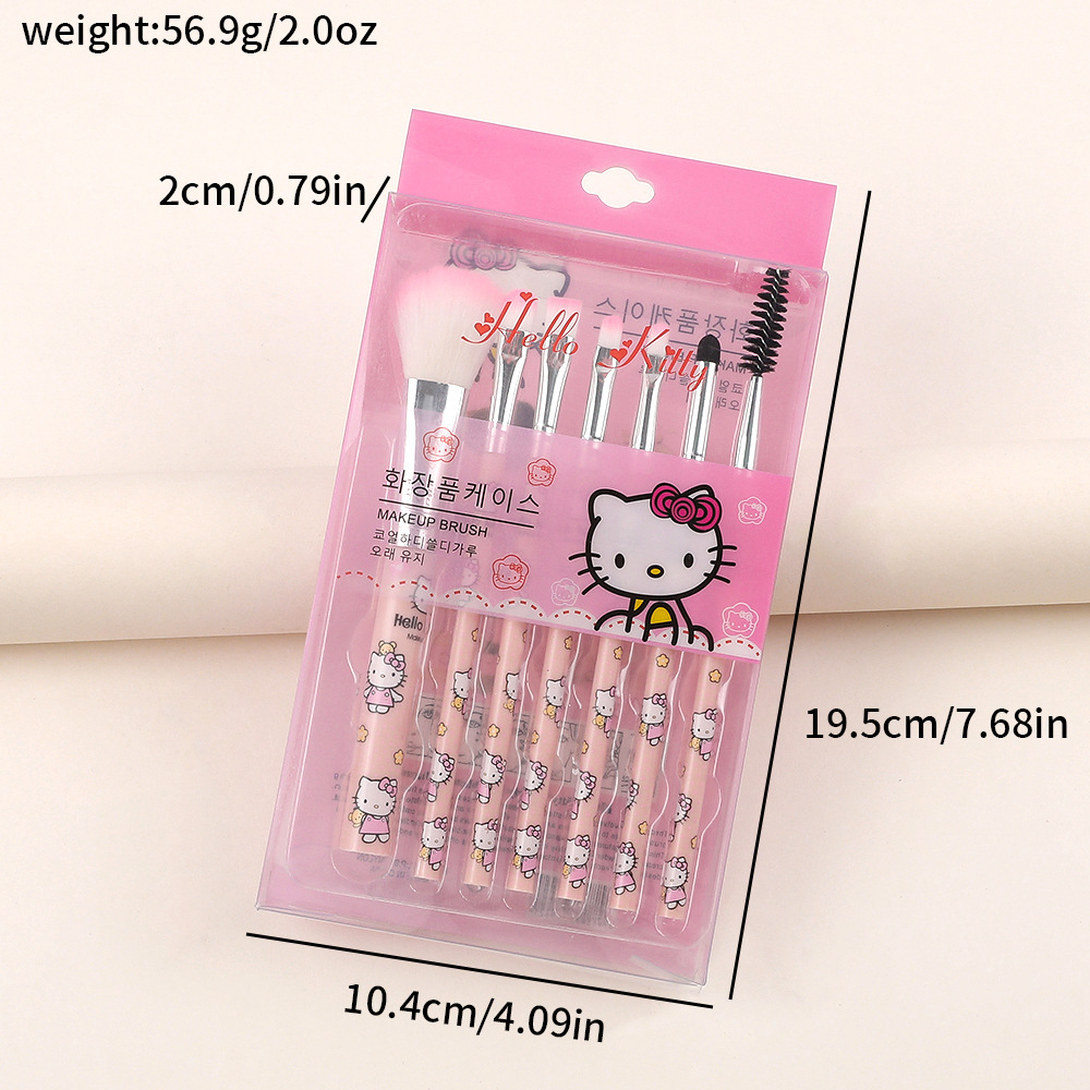 Pennelli per trucco Hello Kitty-7 pezzi