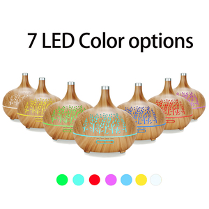 Ultraschall-Diffusoren für ätherische Öle, 400ml Diffusor-Geschenkset Aromatherapie-Diffusor-Luftbe feuchter mit 4 Timern und automatischer Abschaltung - Product Image 6