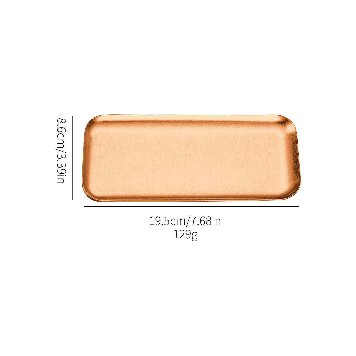 Oro rosa 19,5 cm