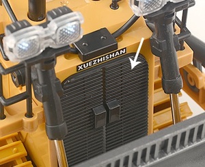 リモコン合金カートラック2.4GHzRCカーエンジニアリング車両トラックLEDライトサウンドブルドーザーモデルおもちゃホット販売 - Product Image 5