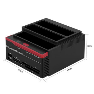 OTB 2TB SATA <strong>IDE</strong> Interface Hard Disk Adapter Box ABS Plastic <strong>USB</strong> <strong>3.0</strong> Cloning Docking Station Case Ethernet Used Condition SSD - Product Image 1