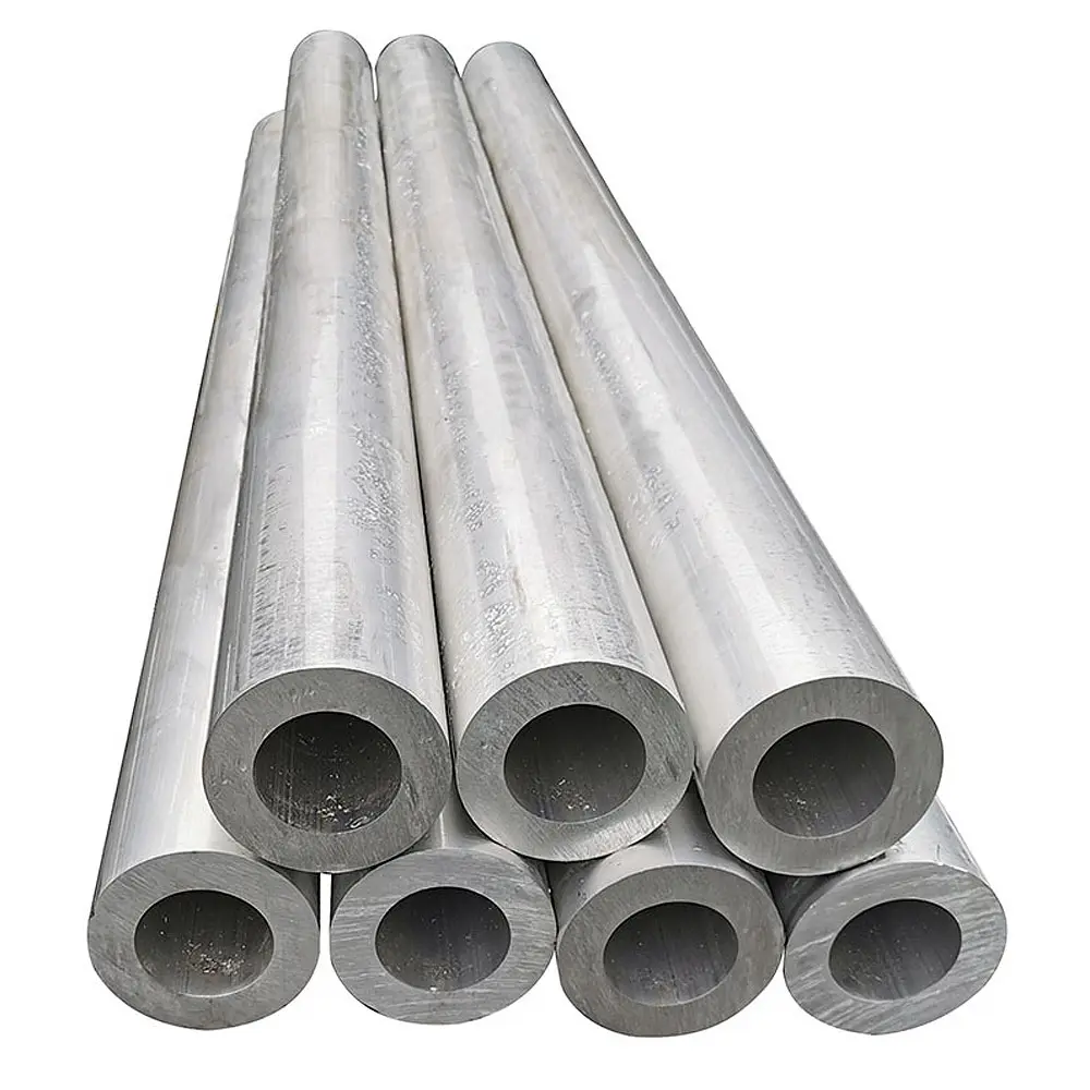 Tubo redondo de aleación de aluminio, tubo cuadrado, ASTM 1050, 1060, 2024, 5052, 2A12, 5754, 5083, 6063, 7075, T6, 6082, 6068, 6061