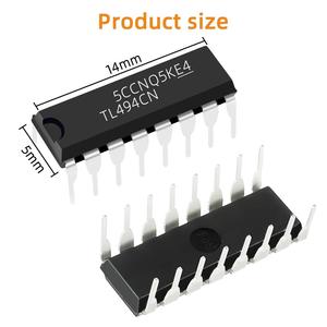 TL494 TL494CN Counter IC <strong>PWM</strong> Voltage Mode Pulse Width <strong>Modulation</strong> Controller <strong>Circuit</strong> 300kHz 16-Pin