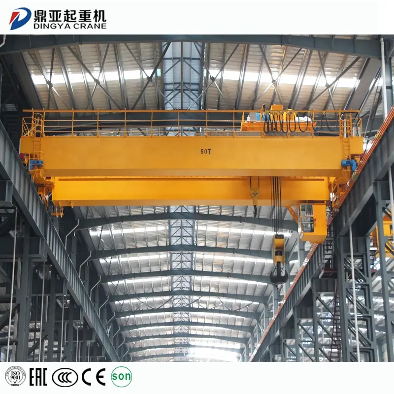 Dingya 50 тонн двухбалочный мостовой кран для продажи