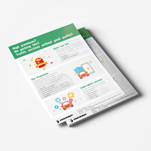 定制小册子印刷小册子纸张折扣传单广告传单印刷 - Product Image 4
